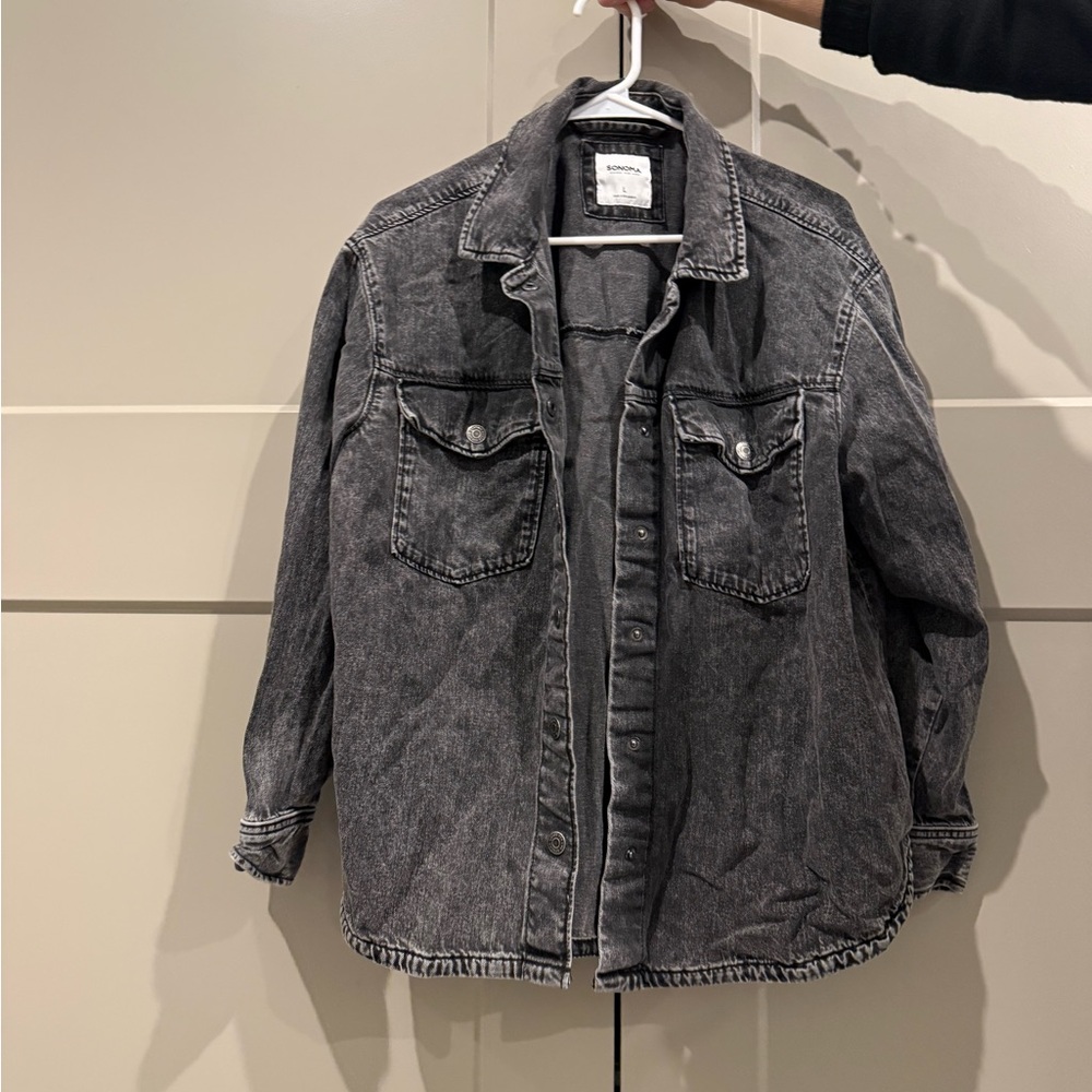 Sonoma Charcoal Shirt Jacket